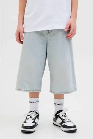 JACK & JONES JUNIOR denim short light