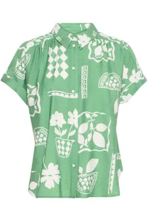 Ichi Blouse lichtgroen