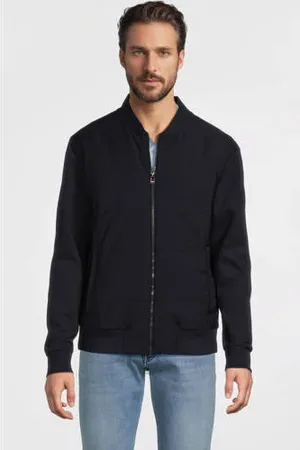 HUGO BOSS Sweatvest donkerblauw