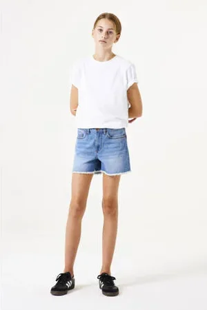Garcia High waist slim fit denim short Rianna short medium used denim
