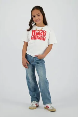 Vingino Straight fit jeans medium blue denim