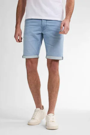 Petrol Industries Denim slim denim short blauw