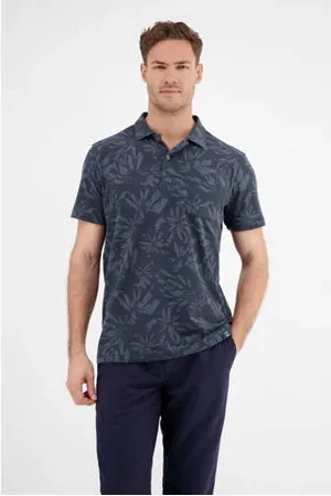 Lerros Regular polo blauw