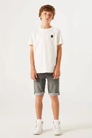 Garcia Slim fit denim short Tavio short medium used grey