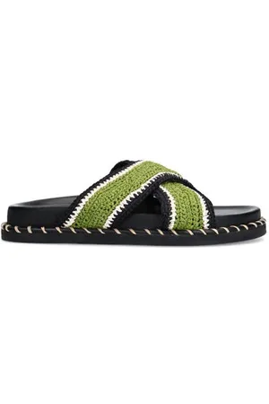 Sacha Slippers groen