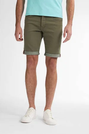 Petrol Industries Denim slim denim short groen