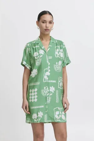 Ichi Blousejurk lichtgroen
