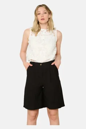 LolaLiza Wide leg high waist bermuda short