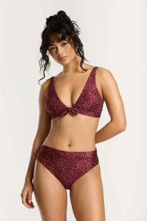 Shiwi Voorgevormde bikini Teddy paars/bruin