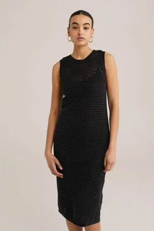 WE Fashion Zomerjurk crochet