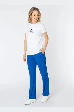 Ivy Beau Travelstof straight regular waist broek