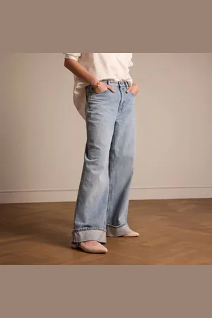Manfield Leren slingback loafers