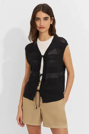RUBY Crochet gilet