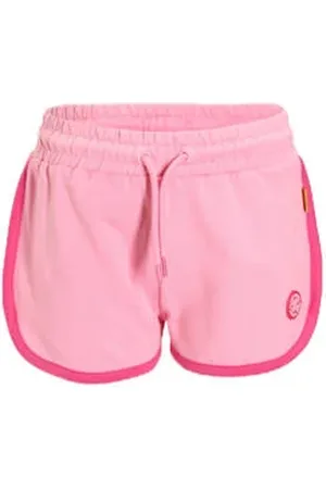 Orange stars Sweatshort roze