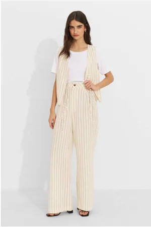 RUBY Linnen wide leg broek