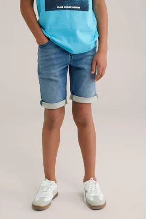 WE Fashion Blue Ridge slim denim short