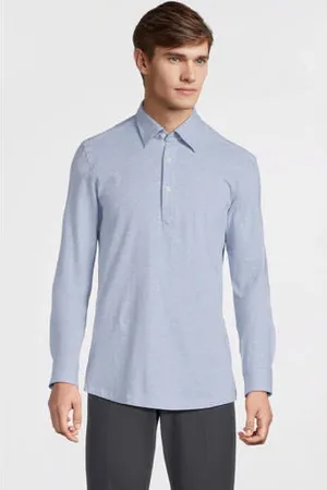 HUGO BOSS Relaxed polo lichtblauw