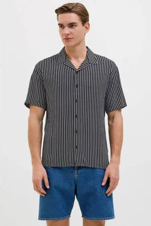 JJ Casual overhemd zwart