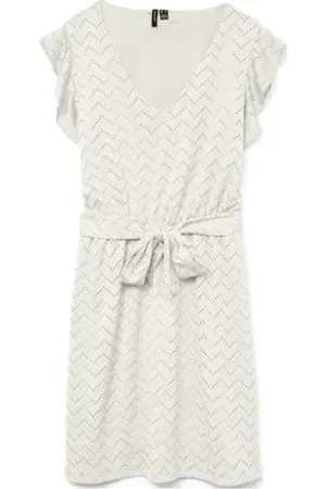 VERO MODA Zomerjurk broderie