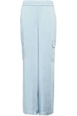 QS by s.Oliver Wide leg regular waist cargo broek