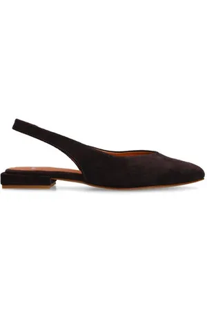 Manfield Suède slingback loafers
