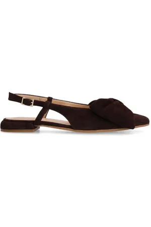 Manfield Suède slingback loafers