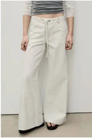 MANGO Wide leg jeans