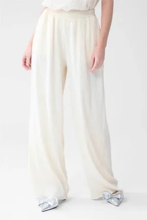 SHOEBY Wide leg high waist broek