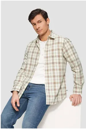 QS by s.Oliver Casual overhemd beige