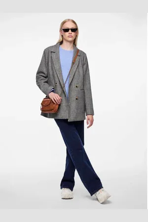 Pieces® Leren crossbody tas PCNAINA