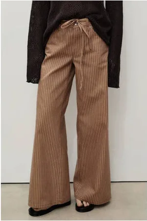 MANGO High waist wide leg jeans