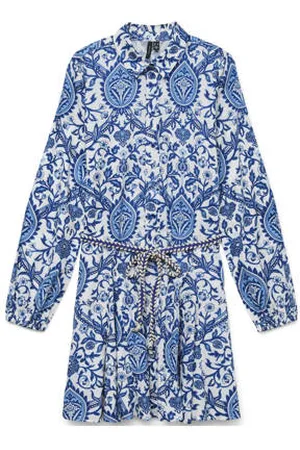 VERO MODA Mini jurk blauw