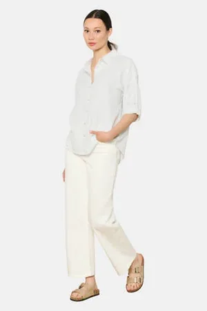 LolaLiza Linnen blouse mintgroen