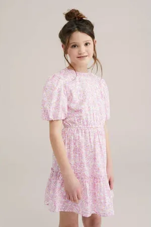 WE Fashion Korte jurk roze