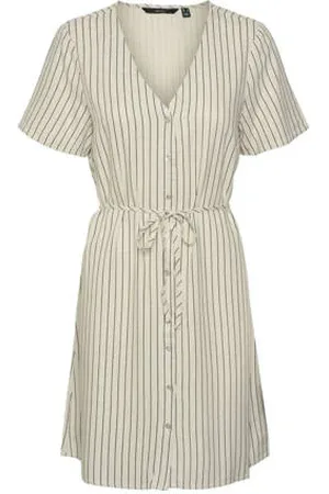 VERO MODA Blousejurk lichtgrijs