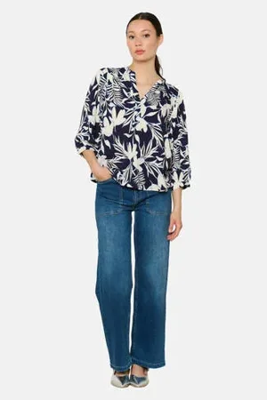 LolaLiza Blousetop donkerblauw