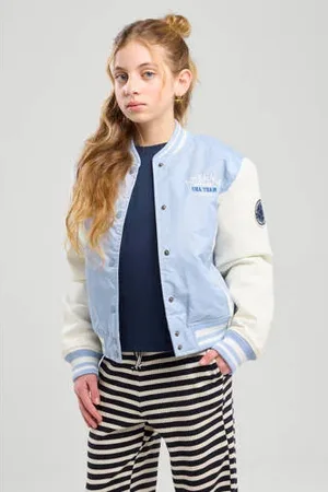 America today Bomberjack zomer blauw