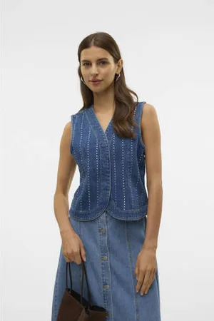VERO MODA Denim gilet