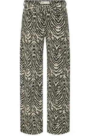 JDY Wide leg high waist broek zwart