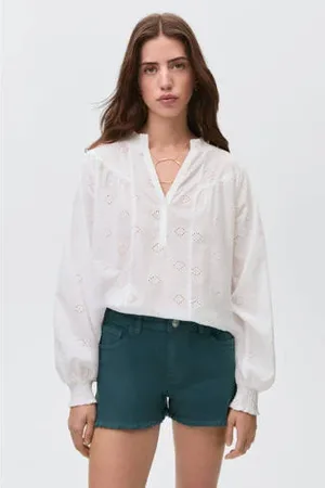 MANGO Denim short
