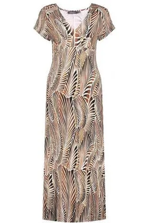 Geisha Maxi jurk camel