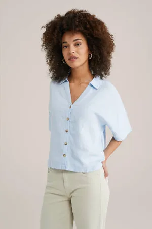 WE Fashion Linnen blouse