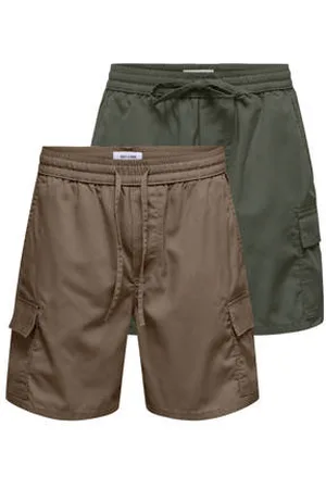 Only & Sons Slim cargo short bruin