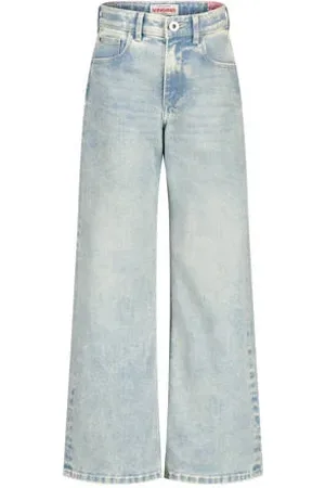 Vingino Wide leg jeans light blue denim