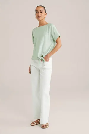 WE Fashion Top mintgroen
