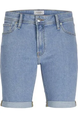 JJ Regular denim short blauw