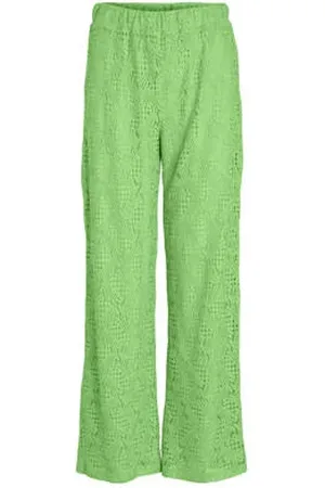 VILA Wide leg high waist palazzo broek