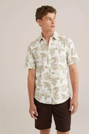 WE Fashion Casual overhemd beige