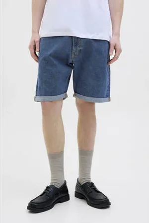 JJ Regular denim short blauw