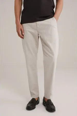 WE Fashion Tapered chino beige